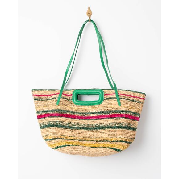 Maje Striped Basket Bag - Picture 3 of 6
